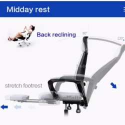 Easy Executive chair with Footrest and Lumbar support d