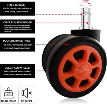 Gaming Chair wheels c