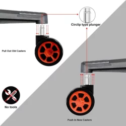 Gaming Chair wheels f