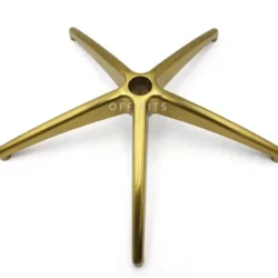 Golden Aluminum Base with Heavy Duty mute wheels c