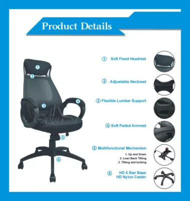 Intax Pro Imported High Back Executive chair c