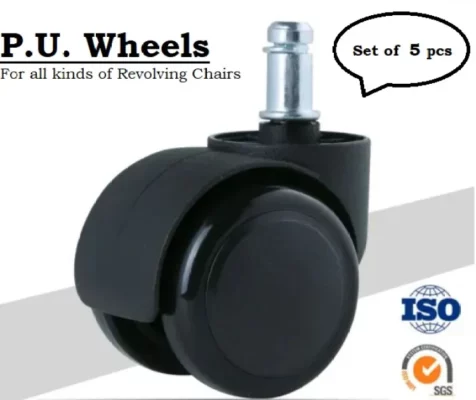 PU casters for chairs Best for wooden floor and carpet b