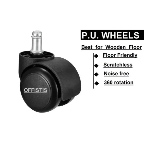 PU casters wheels for hardwood Floor a
