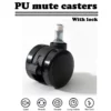 PU wheels Casters with Lock set of pcs a