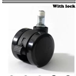 PU wheels Casters with Lock set of pcs b