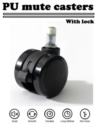 PU wheels Casters with Lock set of pcs b