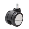 Twin wheels PU casters For Revolving chair mm a