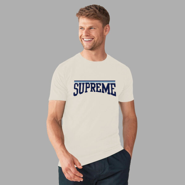 exclusive supreme printed white tee shirt b