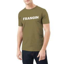frangin printed slim pattern tee shirt a