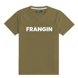frangin printed slim pattern tee shirt b