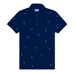 hg excutive printed navy polo shirt b