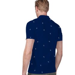 hg excutive printed navy polo shirt c