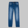 ls blue mid wash stretch and narrow denim pant a