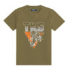 tks motor bike printed slim pattern tee shirt a