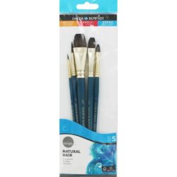 Daler Rowney Natural Hair Artist Brush Different Size Pack Of