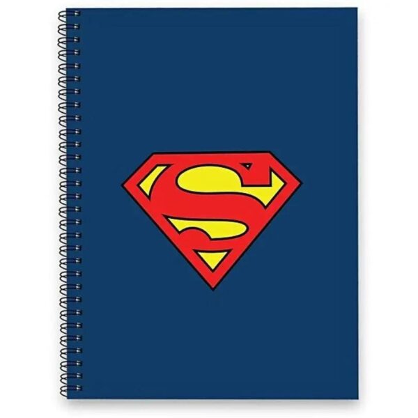 Hero Superman Notepad A Size Blue