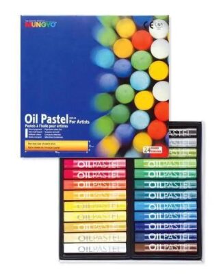 MUNGYO Oil Pastels for Artist Pieces Color Set MOP Multi Colors