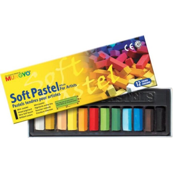 MUNGYO Soft Pastels for Artist Pieces Color Set MPS Multi Colors