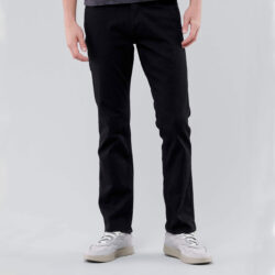 branded jet black slim fit jeans b