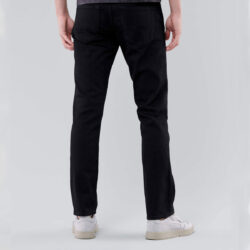 branded jet black slim fit jeans c