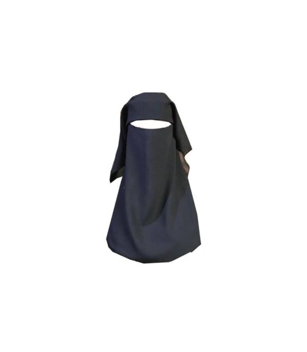 double layered niqab large size