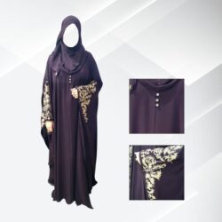 embroided jalbab chiffon color
