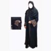 ladies abaya bazu stone open