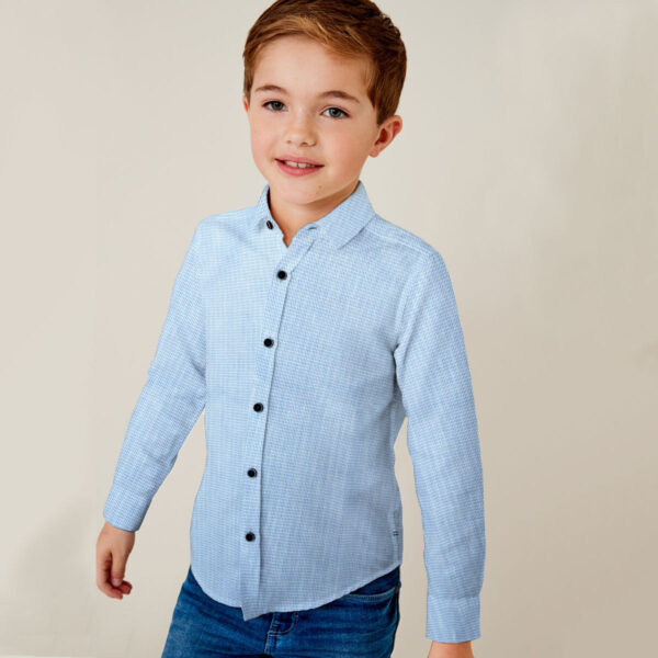 lavish blue boys casual shirt a