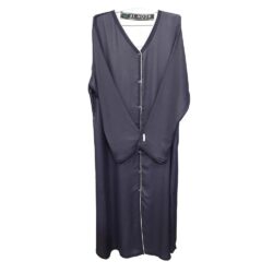 simple double abaya