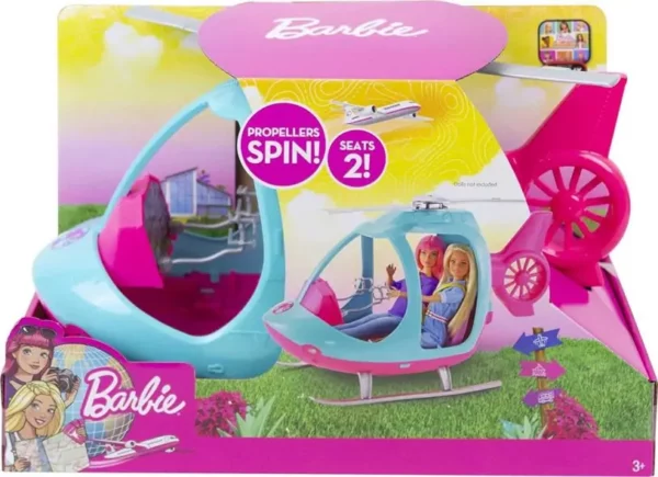 PLAY SET BARBIE ADVENTURE HELICOPTER BARBIE a