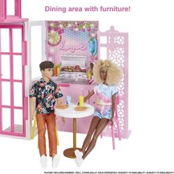 d barbie house with doll hcd