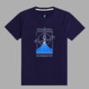 exclusive printed navy tee shirt a