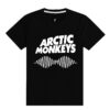 signature arctic monkeys printed tee shirt a