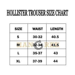 HOLLISTER SIZE x x x x x x ecc de d bddecd